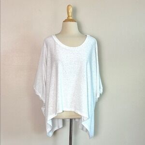 BUCKET LIST Medium Made in the USA Heather Grey Boxy Oversized Dolman Top